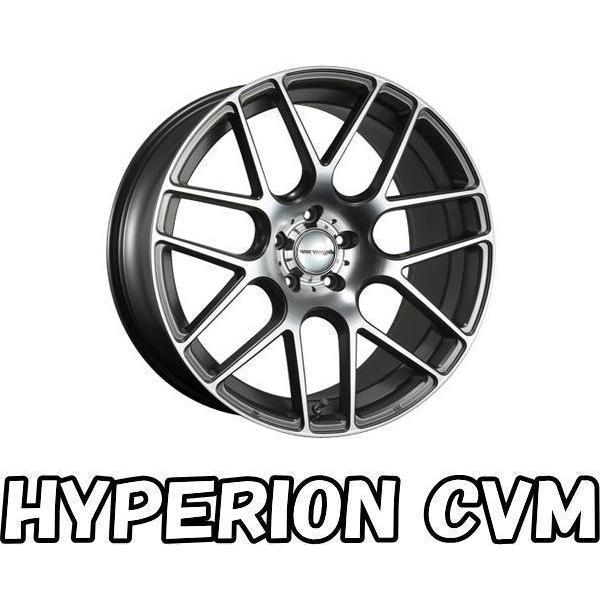 [業販限定販売] [新品] [19インチ] [HYPERION CVM] [8.5J+35] [245/35R19] [クラウン] [4本セット] [ハイペリオン] [グレー] [MLJ]