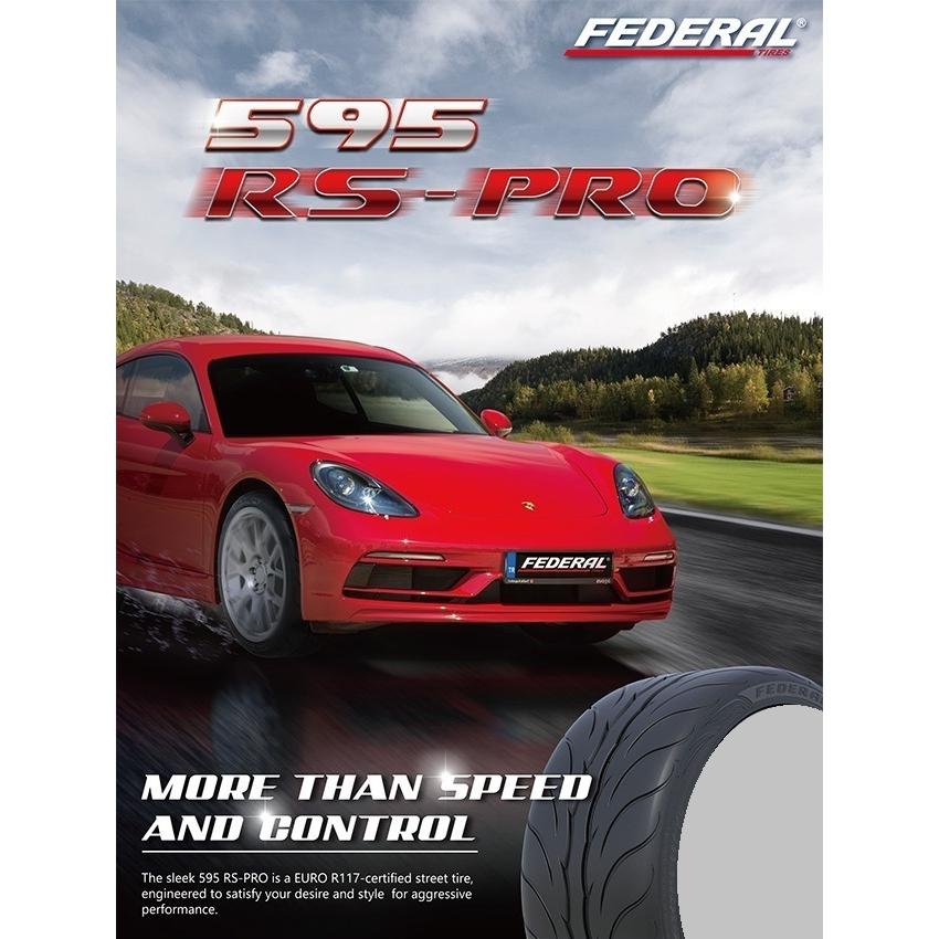 [納期注意] 送料無料 業販限定販売 直送品 新品 ラジアルタイヤ 4本セット FEDERAL 595RS-PRO 245/40R17 タイヤのみ 夏タイヤ フェデラル