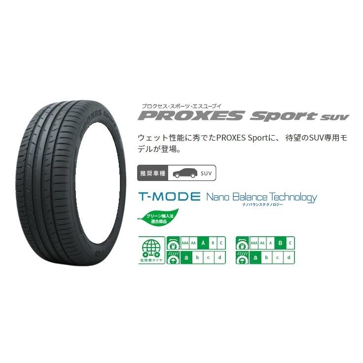 送料無料 業販品 新品 4本セット TOYO PROXES Sport SUV 275/45R19 タイヤのみ トーヨー プロクセス スポーツ 夏用 ラジアルタイヤ