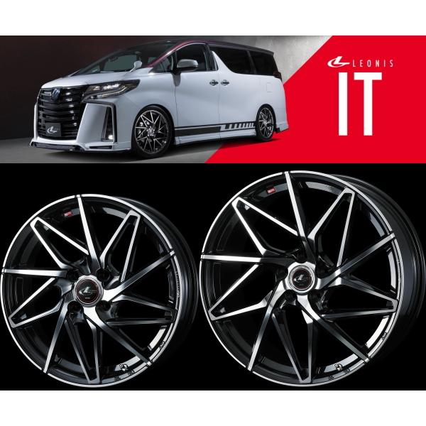 [業販限定販売] [新品] [18インチ] [LEONIS IT] [5-100] [235/50R18] [フォレスター] [レオニス] [PBMC] [weds]