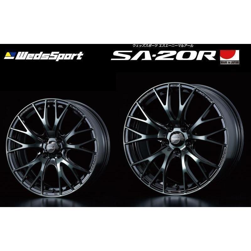[業販限定販売] 新品 18インチ SA-20R 8.5J+45 5-100 235/50R18 フォレスター 4本SET 軽量 鋳造 [WBC] [ローダウン車用]