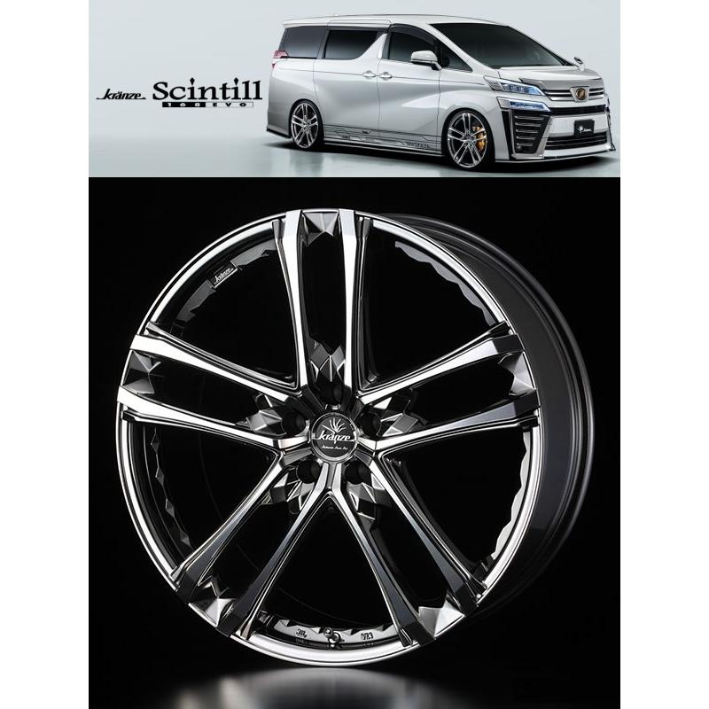 [業販限定販売] [4本セット] [新品] 19インチ Kranze Scintill 168EVO 8J+35 245/45R19 レクサス NX [クレンツェ] [シンティル] [SBC]