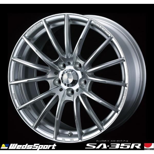 納期注意 業販限定販売 直送品 WedsSport SA-35R 18インチ 9.5J+38/9.5 