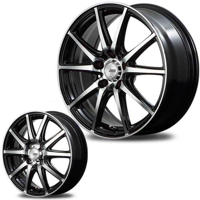 14インチ 4穴 100 5.5J ファイナルスピード GR-Γ ブラックポリッシュ  