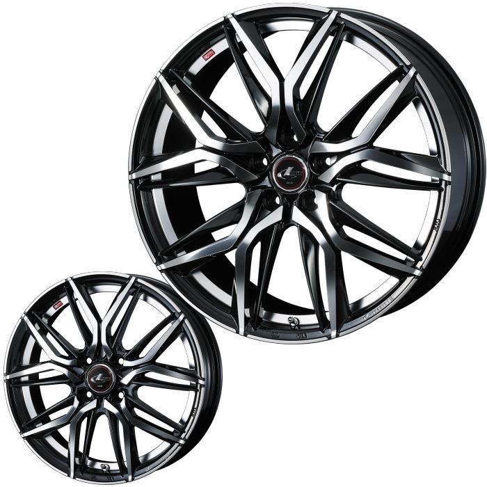WEDS 20インチ 5穴 114.3 8.5J LEONIS LM PBMC ホイール単品 4本セット 