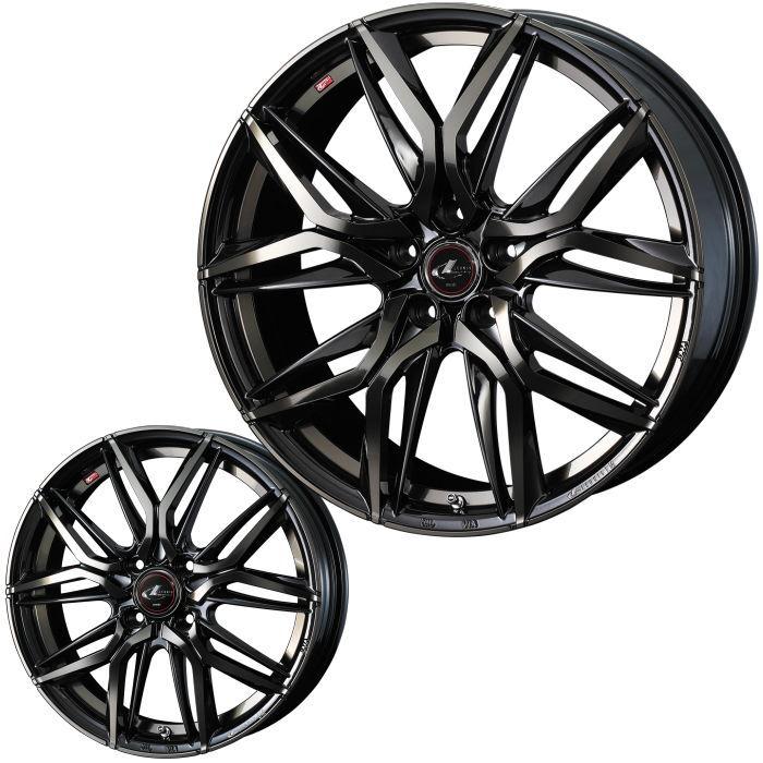 16インチ 5穴 114.3 6.5J LEONIS LM PBMC/TI ホイール単品 4本セット