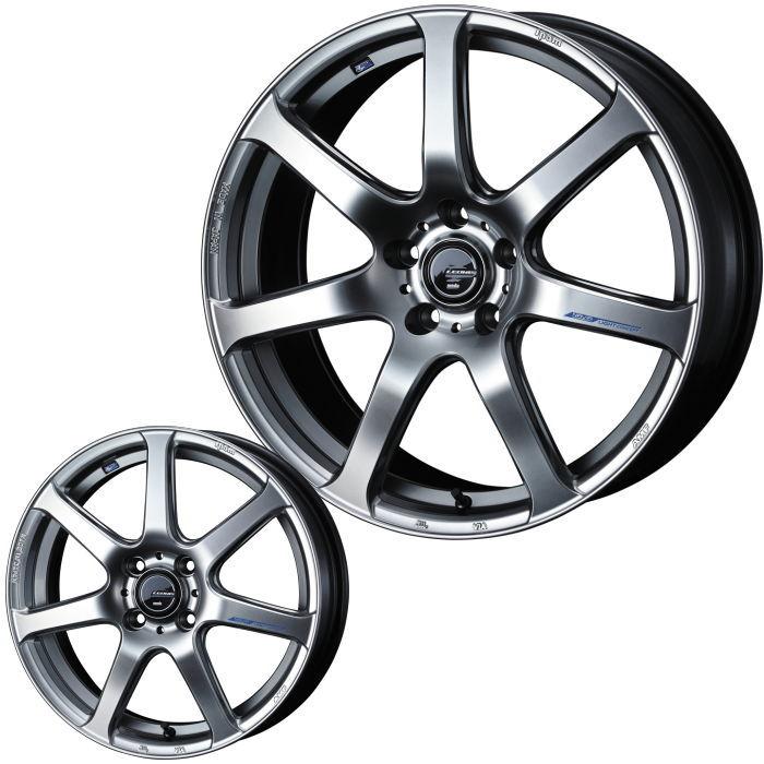 17インチ 4穴 100 6.5J LEONIS NAVIA 07 HSB ホイール単品 4本セット dleonisnavia07hsb17cタイヤ・ホイール専門店 ミクスト