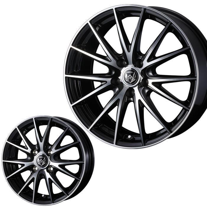 ホイール単品 4本セット 15インチ 軽自動車用 ライツレー Vs ブラックメタリックポリッシュ タイヤ ホイール専門店 ミクスト 通販 Paypayモール