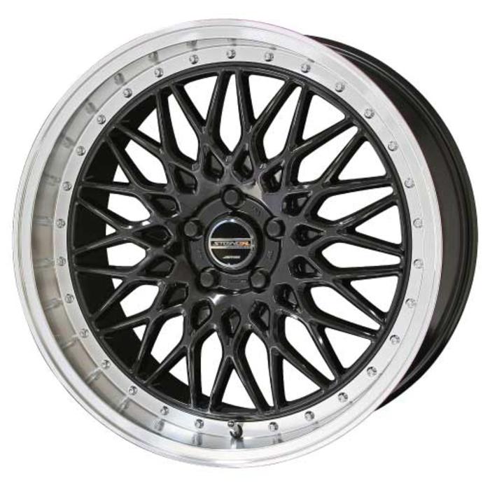 20インチ 5穴 114.3 8.5J/9.5J シュタイナー FTX オニキスブラック