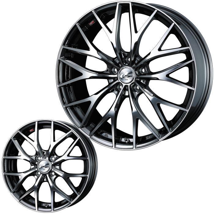 WEDS 20インチ 5穴 114.3 8.5J LEONIS MX BMCMC ホイール単品 4本 