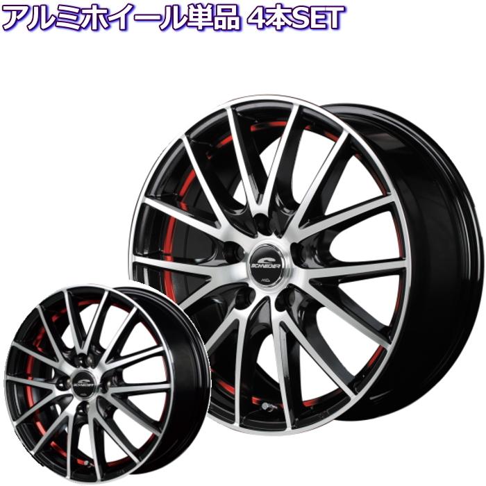 インチ 5穴 . 7J シュナイダー RX レッド ホイール単品 4