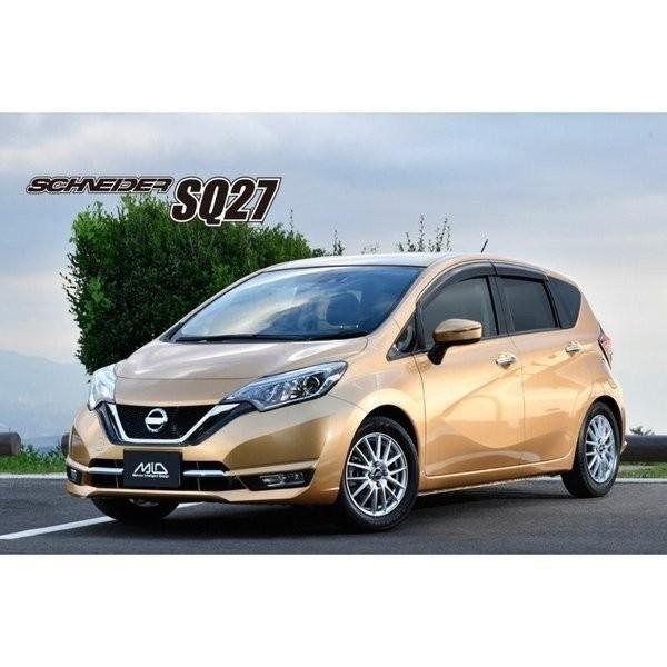 15インチ 5穴 114.3/100 6J シュナイダー SQ27 メタリックシルバー 