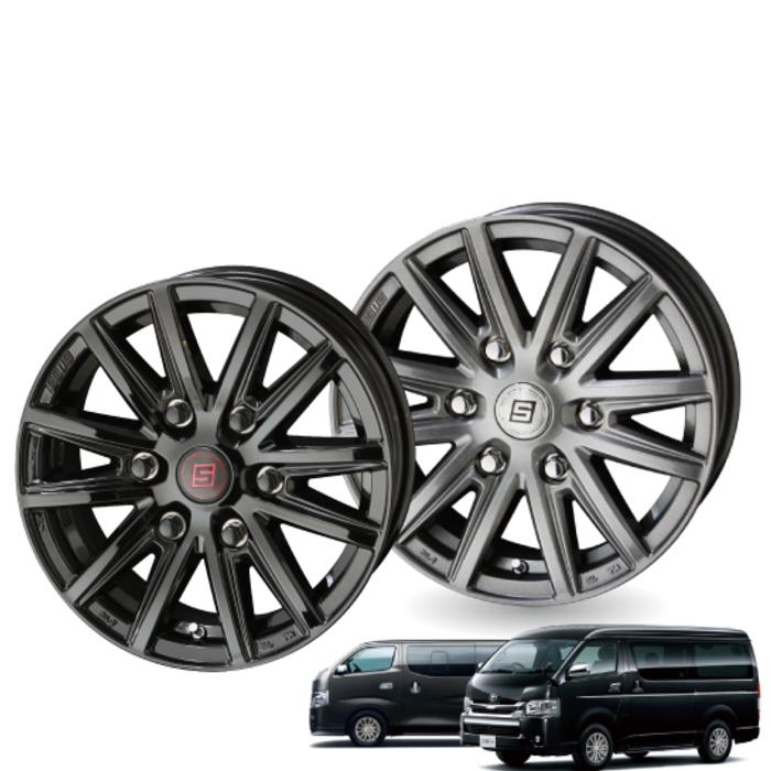 ハイエース/キャラバン等 15インチ 6穴 139.7 6J ザイン SS シルバーorブラック ホイール単品 4本セット  :Direct-hoiru-Sein-ss-Hiace-15-H:タイヤ・ホイール専門店 ミクスト - 通販 - Yahoo!ショッピング