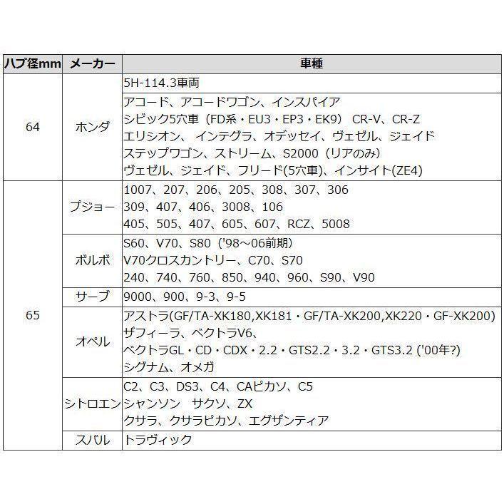 weds ハブリング 軽合金 ツバ付 4枚 外径65 67 73 内径 54 56 60 64 66 67 ウェッズ LEONIS WedsSport｜mkst｜07