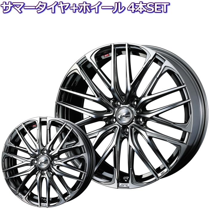 代引き手数料無料 16インチ 185 55r16 レオニス Sk ブラックメタルコート ミラーカット 4穴コンパクトカー用 サマータイヤ ホイール 4本セット 受賞店舗 Old Sorasvie Rw