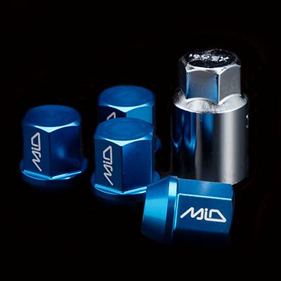 RAYS MID DURA-NUTS ショートタイプ 軽量 ロックナット付属 16個セット