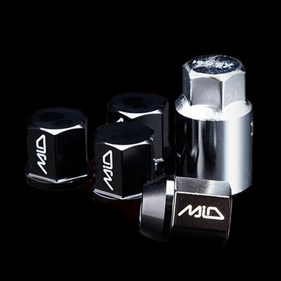 RAYS MID DURA-NUTS ショートタイプ 軽量 ロックナット付属 16個セット 