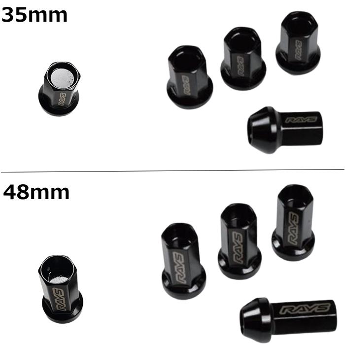 RAYS RAYS/レイズ レーシングナット L35 L48 非貫通 RN-C 20個 M12×P1