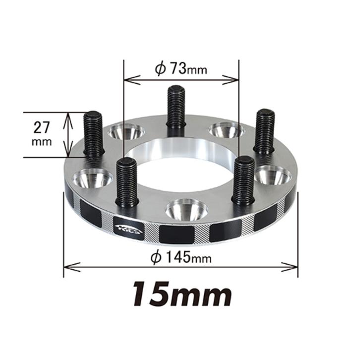 KYO-EI WIDE TREAD SPACER P.C.D. Change 2枚 15mm 5H/4H 114.3/100 M12×P1.5/1.25 PCD変換 ワイトレ ワイドトレッドスペーサー PCDチェンジャー｜mkst｜03