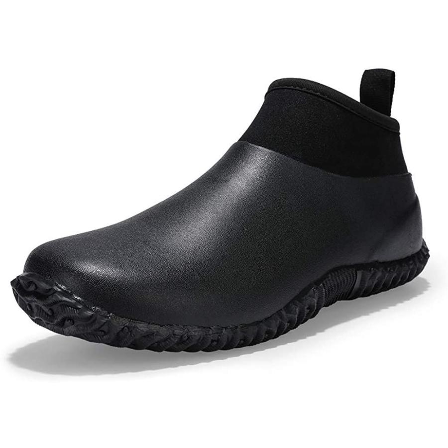 贈る結婚祝い Cm 27 5 ブラック レインブーツ 梅雨対策 滑り止め ラウンドトウ 柔らかい 超軽量 歩きやすい レディース Idifu レインシューズ ブーツ