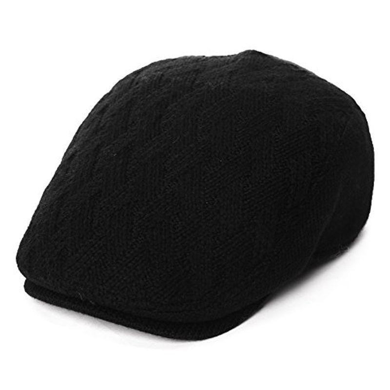 ファッション 割引クーポン配布中 ハンチング帽子 メンズ 秋冬 帽子 キャスケット ウール サイズ調節 自転車 おしゃれ カジュアル 無地 57 58 59cm 黒 Yijhmzimd3 Oldmcdonaldfishcamp Com