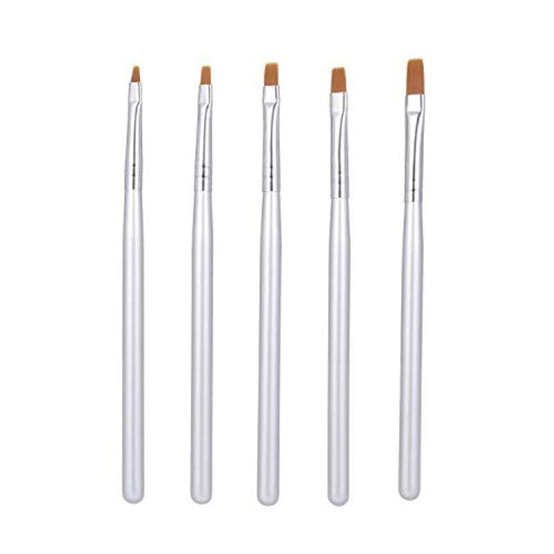 ネイルブラシキット ジェルネイルセット ジェルネイル筆 5本セット ネイルアート Uvジェルネイルペン 高品質 人気 ネイルデザイン 超人気