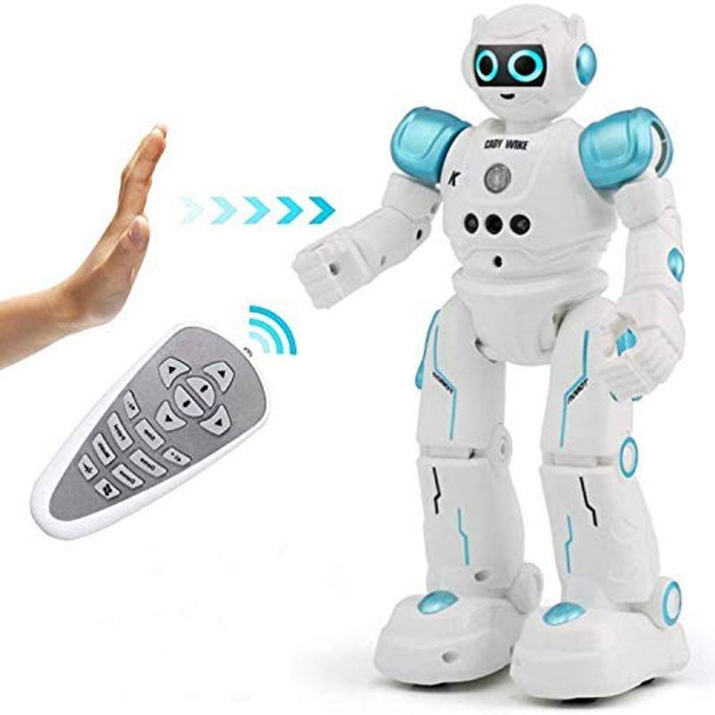 多機能ロボットおもちゃ ラジコンロボット 手振り制御 それは歌と踊りをする 子供のおもちゃ 青 その他人形 Www Mantraman Com Mx