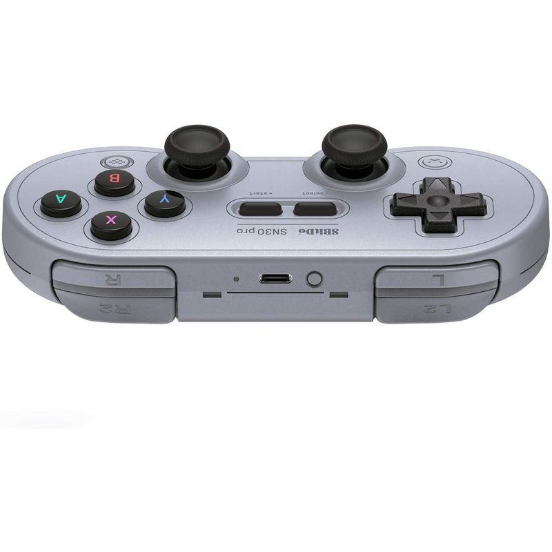 8bitdo Sn30 用 Macos Android Windows バージョン Switch ゲームパッド Gray Pro コントローラー おすすめネット Themtransit Com