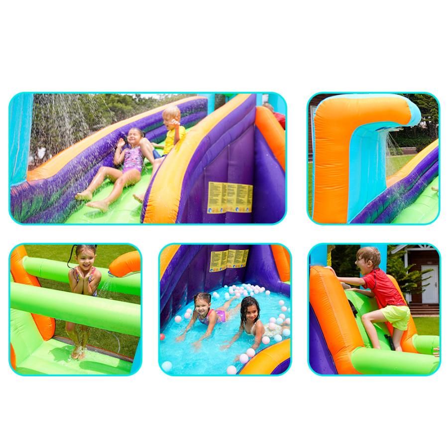 大型 プール エアー 遊具 滑り台 ビニールプール 大型プール トランポリン すべり台 大型遊具 キッズハウス プレイハウス 