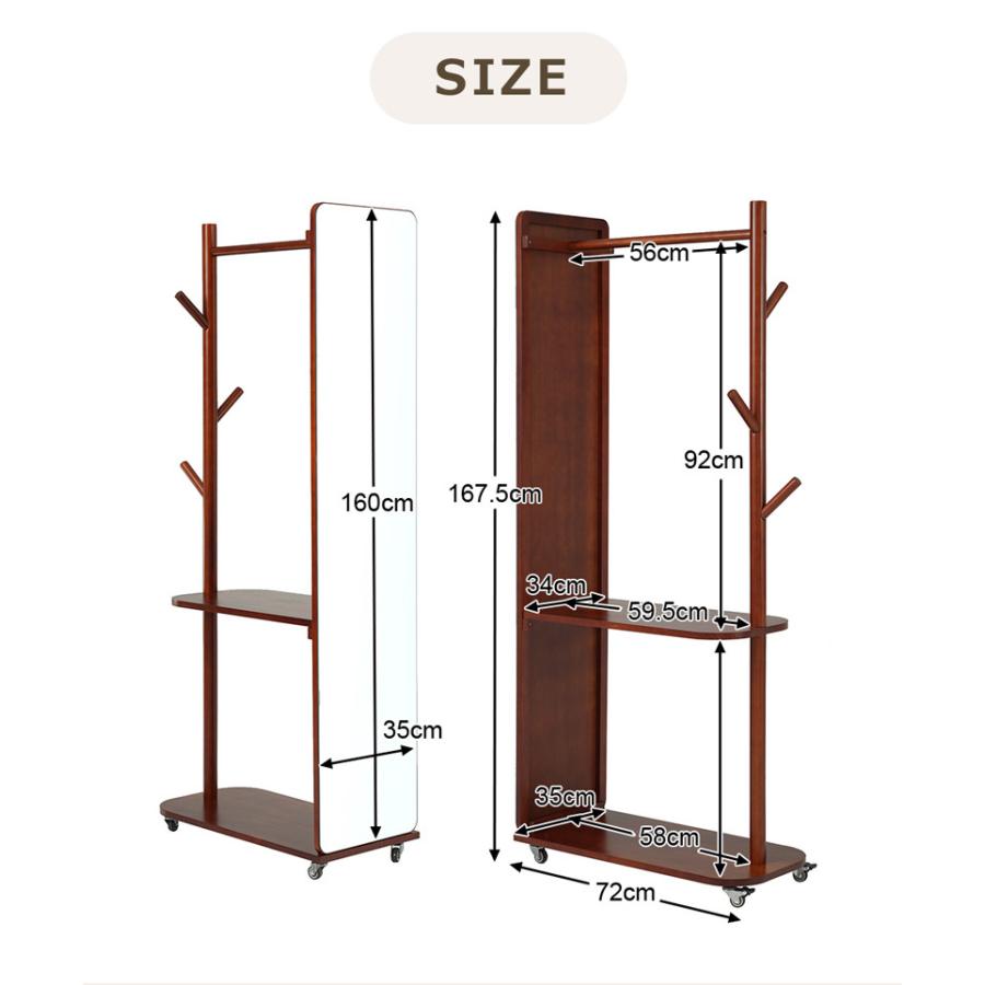 鏡 姿見 玄関全身おしゃれ ハンガーラック収納スタンド回転 DIY 自撮り鏡 鏡 姿見 玄関全身おしゃれ ハンガーラック収納スタンド回転 DIY 自撮り