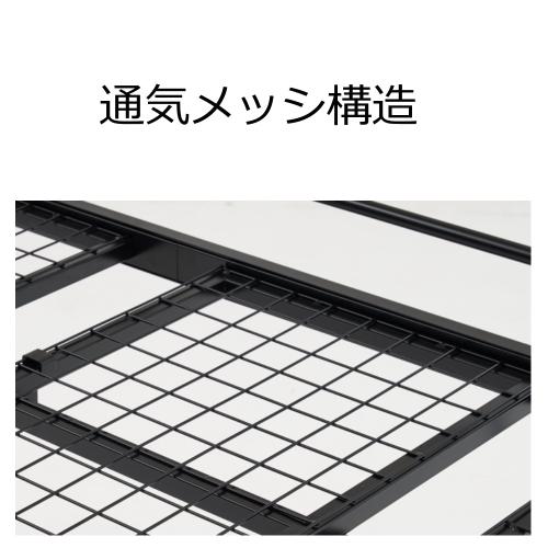 ロフトベッド パイプベッド シングル 耐荷重150kg 高さ130cm ロフトベッド パイプベッド シングル 耐荷重150kg 高さ130cm