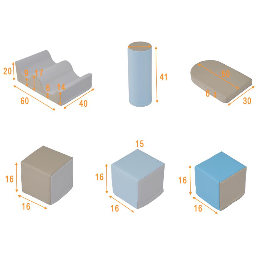 おもちゃ ソフトブロック アスレチック ブロック クッション 布製 玩具 大型 室内 遊具 滑り台 キッズスペース 子供 こども キッズ 幼児 保育園 保育用品 