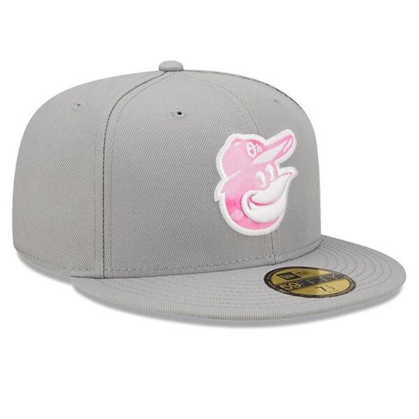 MLB オリオールズ キャップ 母の日 2022 Mother's Day On-Field 59FIFTY Fitted Hat ニューエラ/New Era グレー｜mlbshop｜03