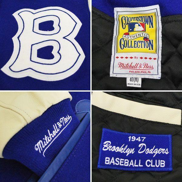 MLB ドジャース ジャケット/スタジャン 1947-ロイヤル ミッチェル＆ネス Wool ジャケット/スタジャン【OCSL】｜mlbshop｜03
