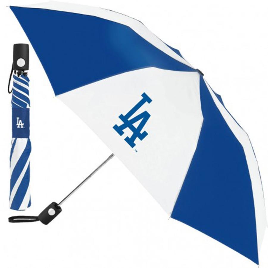 MLB ドジャース 折り畳み傘 totes Umbrella Auto Folding｜mlbshop