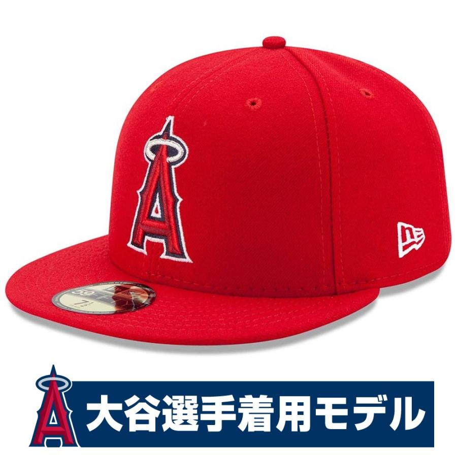 大谷翔平選手所属 エンゼルス キャップ ニューエラ NEW ERA  MLB オーセンティック オンフィールド 59FIFTY ゲーム 23wbsf｜mlbshop