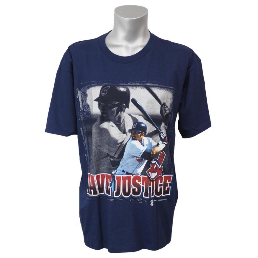 Mlb インディアンス デビッド ジャスティス プレイヤー フォト Tシャツ スターター Starter ネイビー レアアイテム Ocsl Mlb tee03 プロ野球メジャーリーグショップ 通販 Yahoo ショッピング