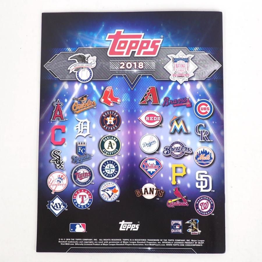 MLB ステッカー/シール コレクション アルバム 2018 Topps レア