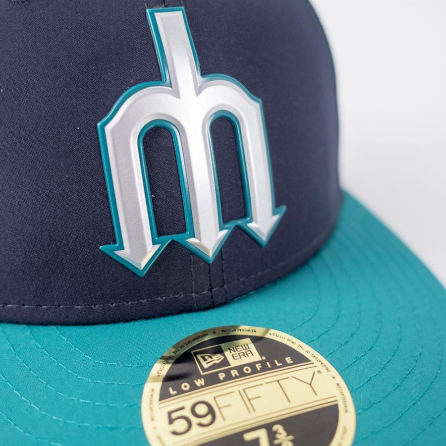 マリナーズ キャップ ニューエラ NEW ERA  MLB イチロー サイン刺繍入り 選手着用 バッティングプラクティス プロライト ゲーム｜mlbshop｜05