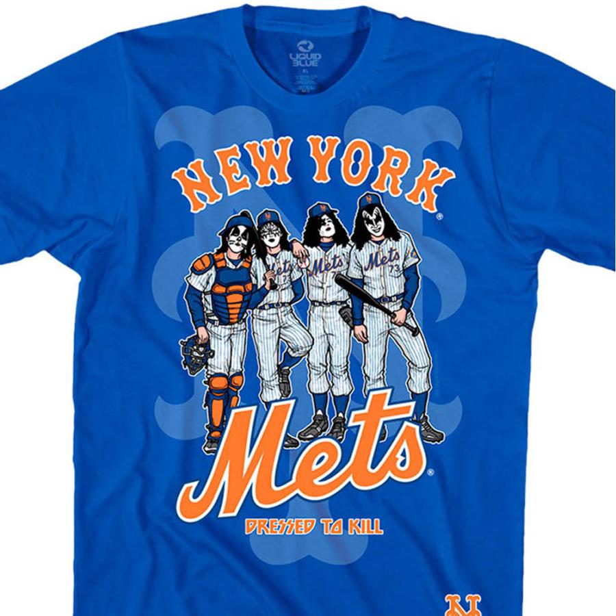 MLB ニューヨーク・メッツ Tシャツ KISS コラボ ドレス トゥ キル 