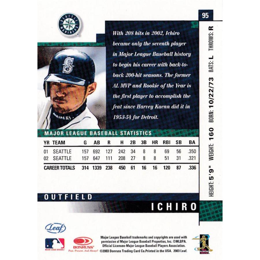MLB イチロー シアトル・マリナーズ トレーディングカード/スポーツ