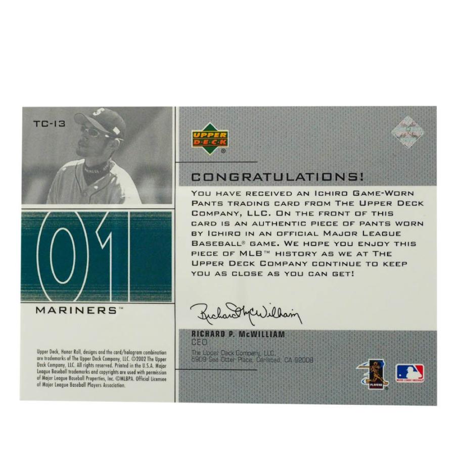 MLB イチロー シアトル・マリナーズ トレーディングカード/スポーツカード 2002 Ichiro ##TC-13 Upper Deck｜mlbshop｜02