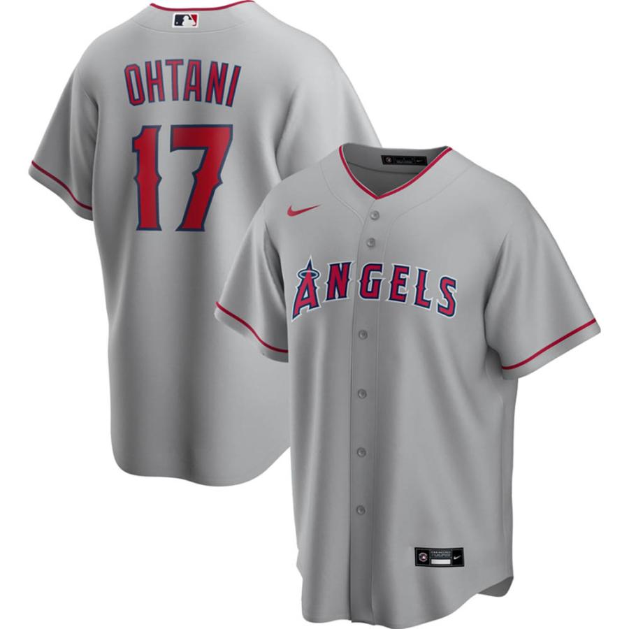 MLB 大谷翔平 ロサンゼルス・エンゼルス ユニフォーム/ジャージ 2020 レプリカ プレーヤー ナイキ/Nike グレー トレーニング特集 23wbsf｜mlbshop