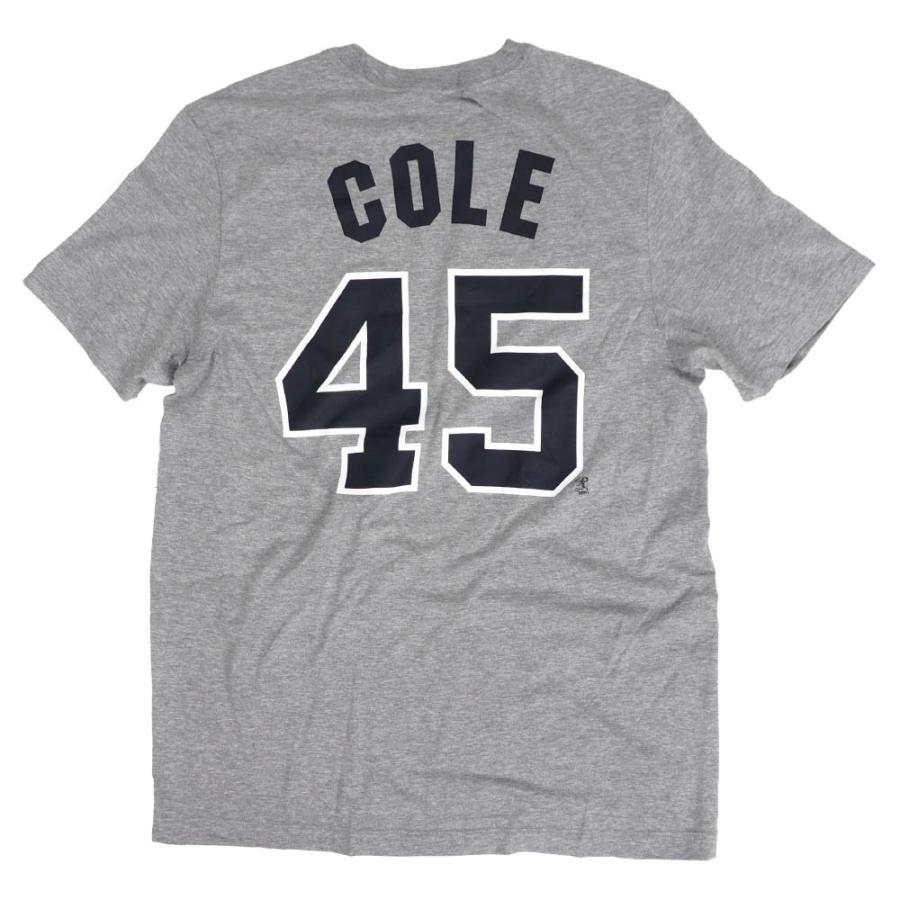 MLB ゲリット・コール ニューヨーク・ヤンキース Tシャツ ネーム＆ナンバー ナイキ/Nike Dark Grey【OCSL】｜mlbshop｜03