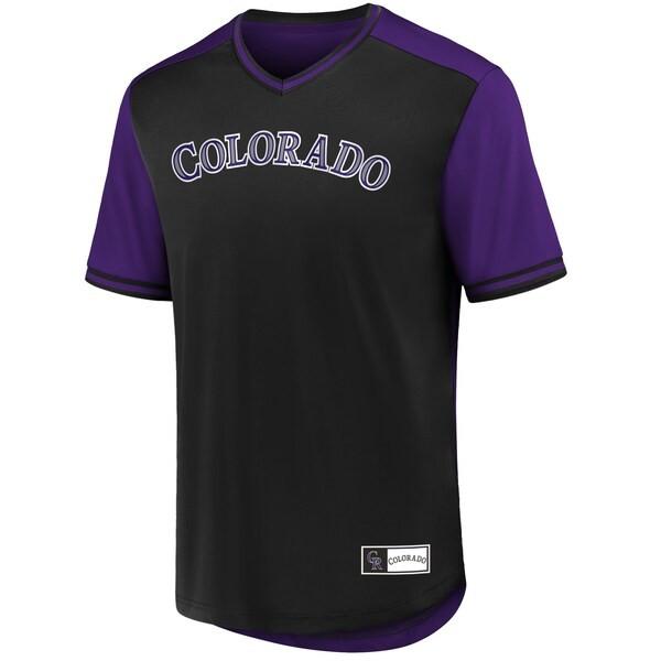 MLB コロラド・ロッキーズ Tシャツ アイコニック ウォークオフ Vネック 