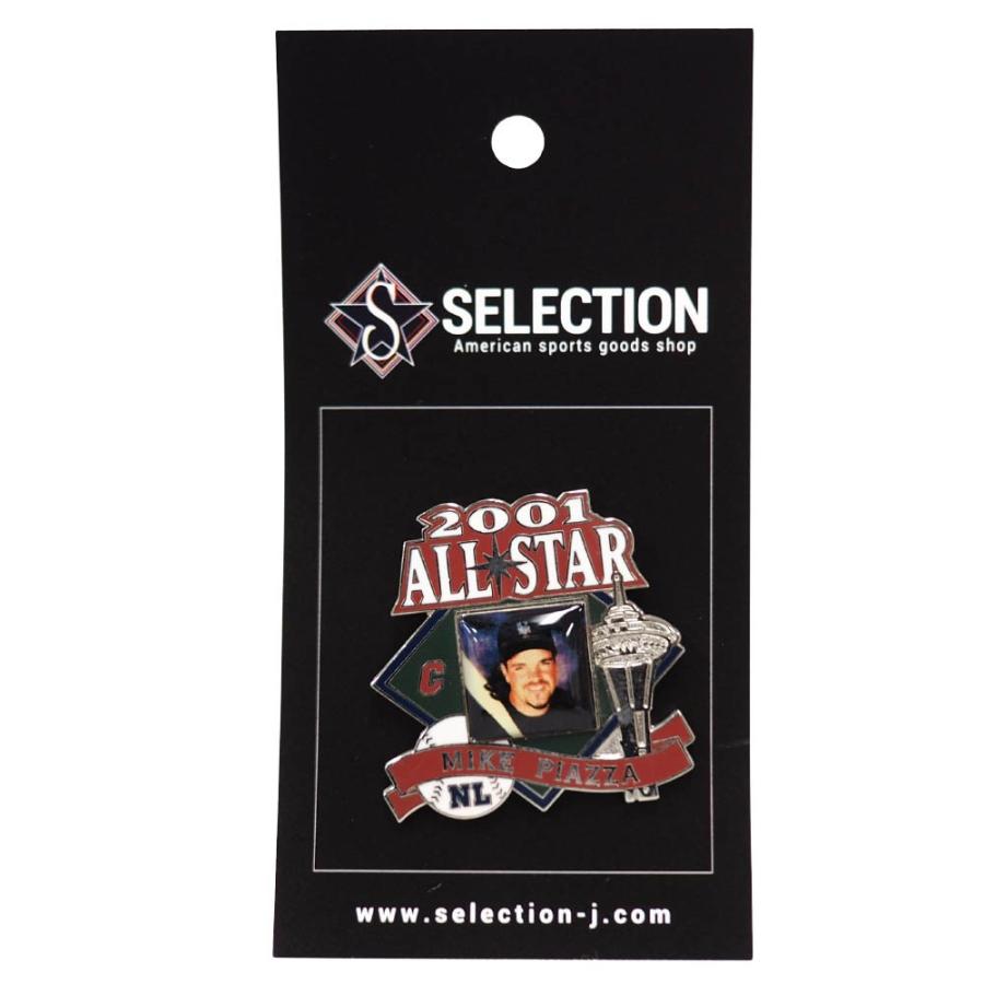 MLB マイク・ピアザ ニューヨーク・メッツ ピンバッチ/ピンズ 2001 All-Star Player Photo Pin Peter&David｜mlbshop