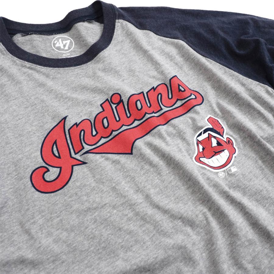 インディアンス Tシャツ tシャツ メンズ 7分袖 MLB 47ブランド 47