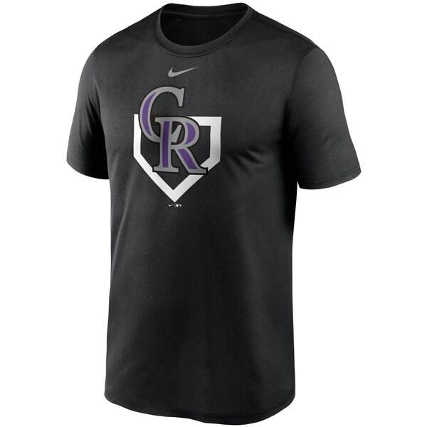 ロッキーズ Tシャツ ナイキ Nike ブラック メンズ 半袖 tシャツ MLB Icon Legend Performance T-Shirt 21nrs｜mlbshop｜02