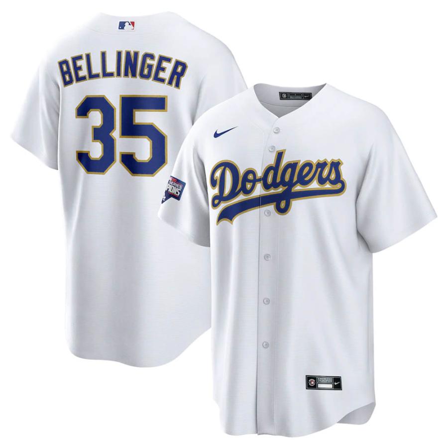 割引クーポン ユニフォーム Mlb ドジャース コディ ベリンジャー ドジャースws優勝記念21ゴールドプログラムアイテム ナイキ 21ゴールドプログラム レプリカジャージ メンズ ゴールド ホワイト Nike 応援グッズ Meorboston Org