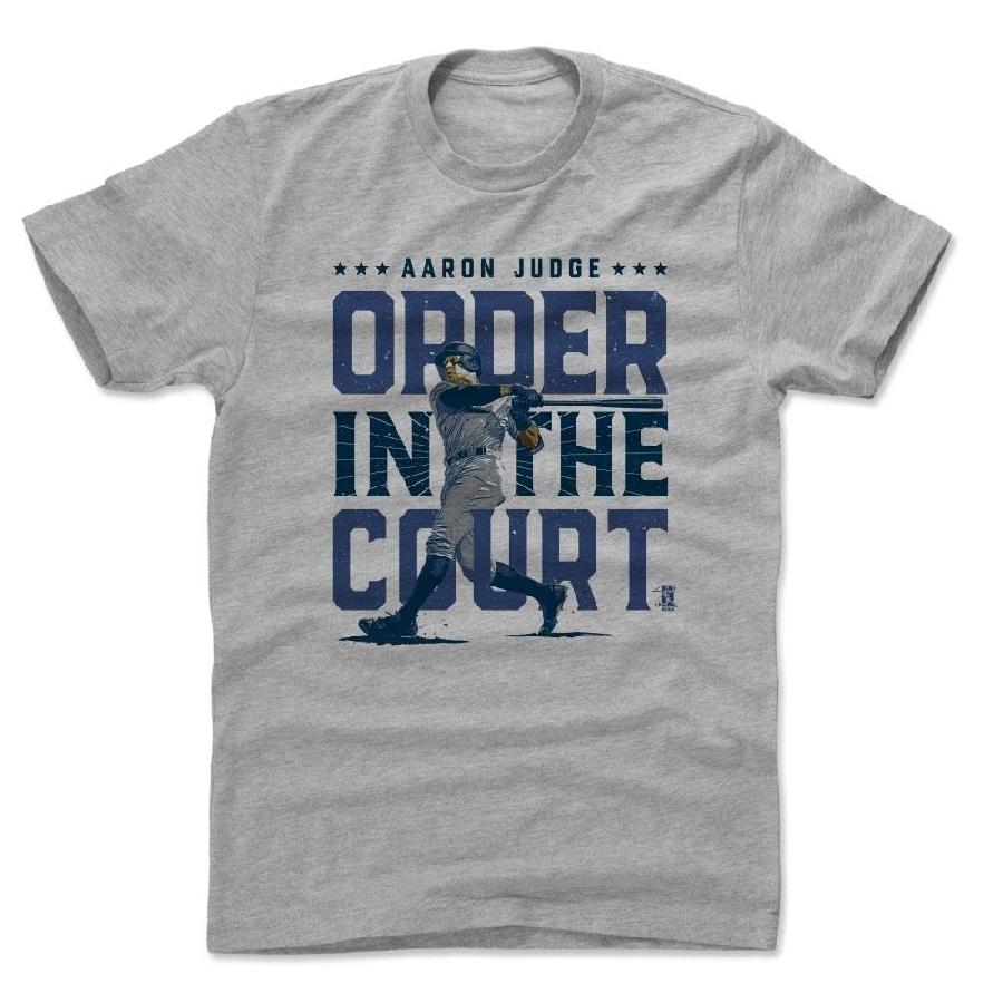 アーロン・ジャッジ Tシャツ MLB ヤンキース Order B T-Shirt 500Level ヘザーグレー｜mlbshop